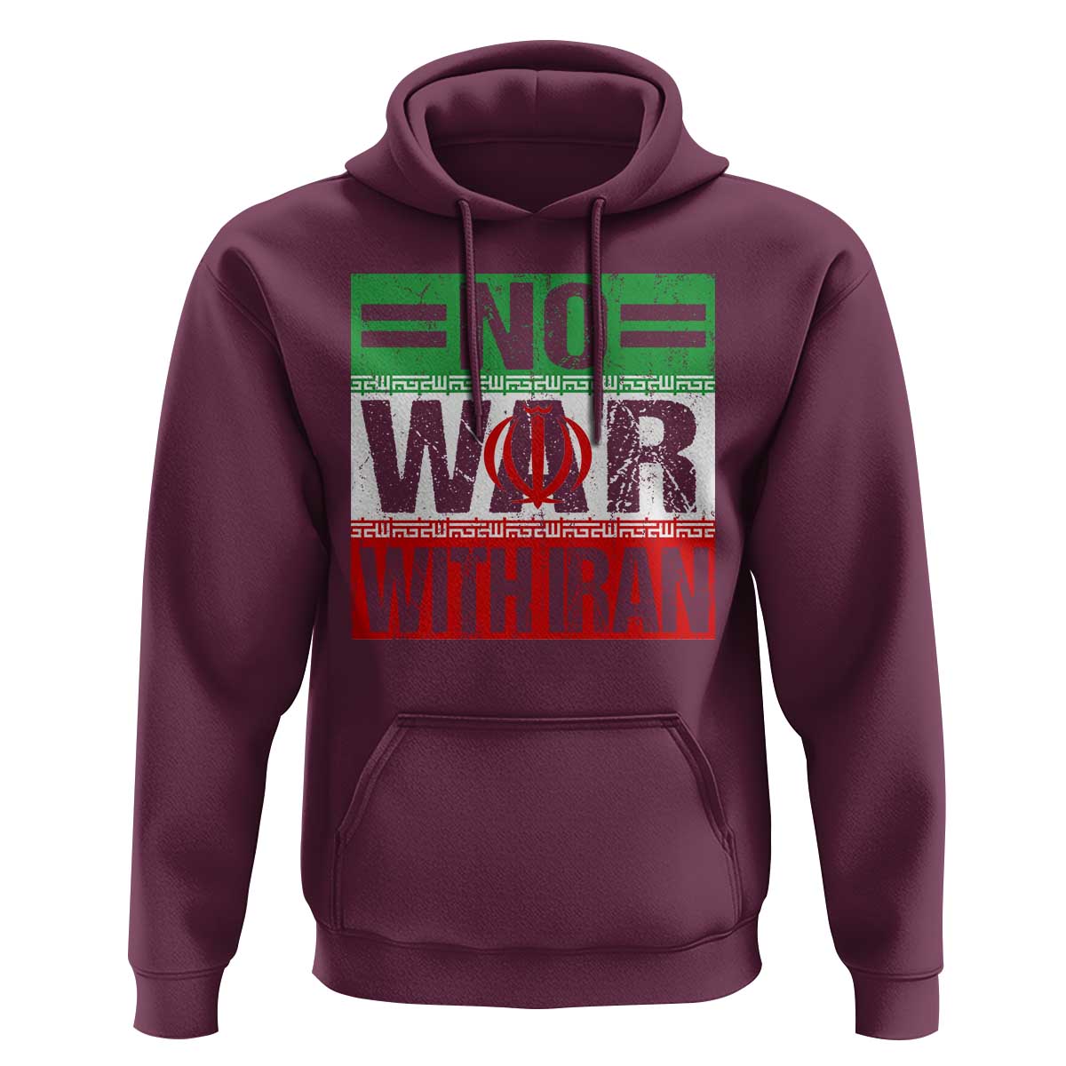 No War With Iran Hoodie Freedom For Iranians Vintage Iran Flag