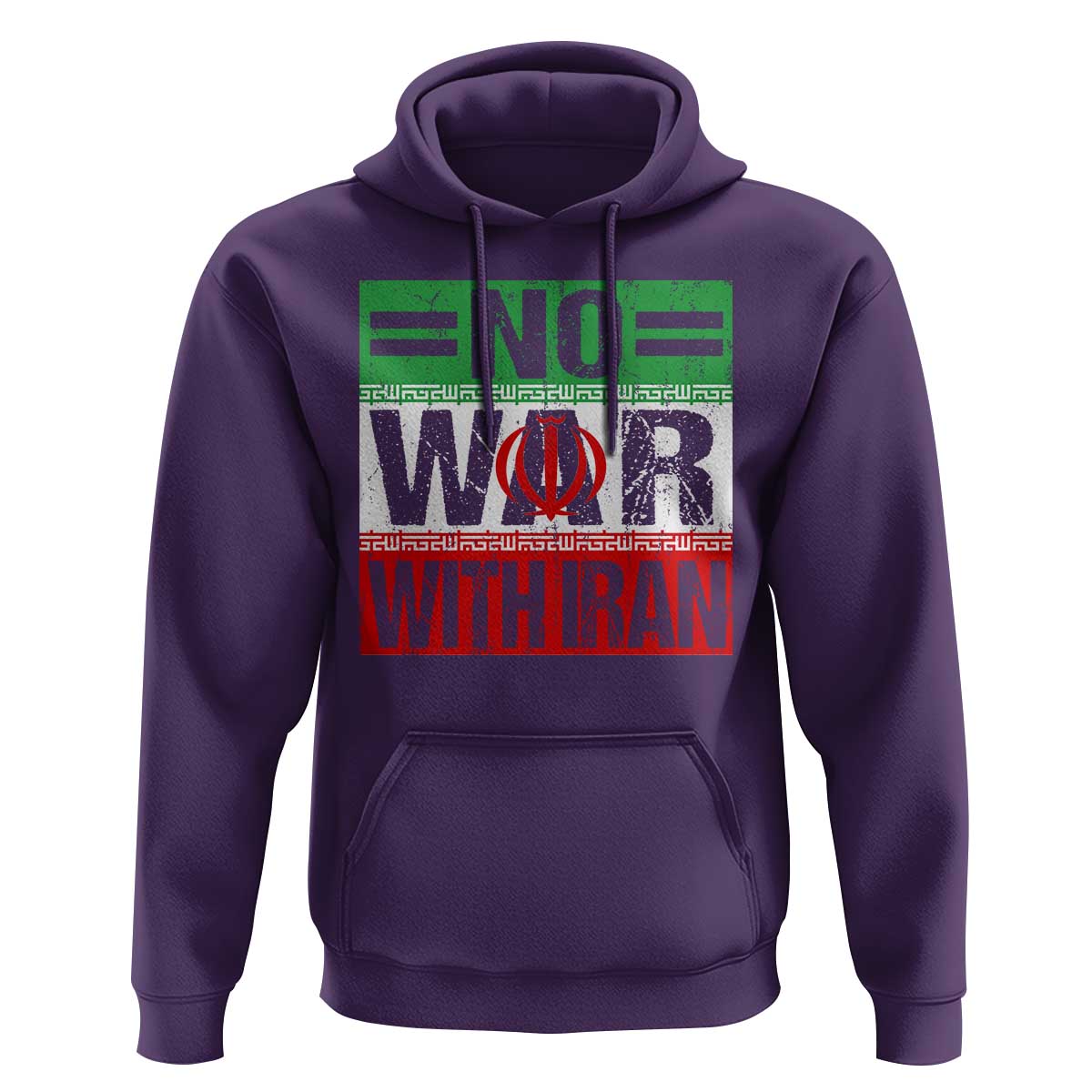 No War With Iran Hoodie Freedom For Iranians Vintage Iran Flag