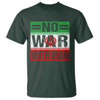 No War With Iran T Shirt Freedom For Iranians Vintage Iran Flag