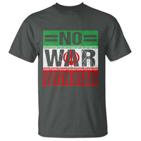 No War With Iran T Shirt Freedom For Iranians Vintage Iran Flag