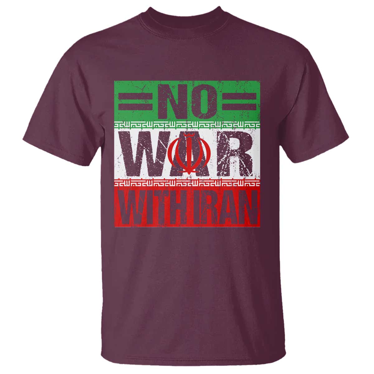 No War With Iran T Shirt Freedom For Iranians Vintage Iran Flag