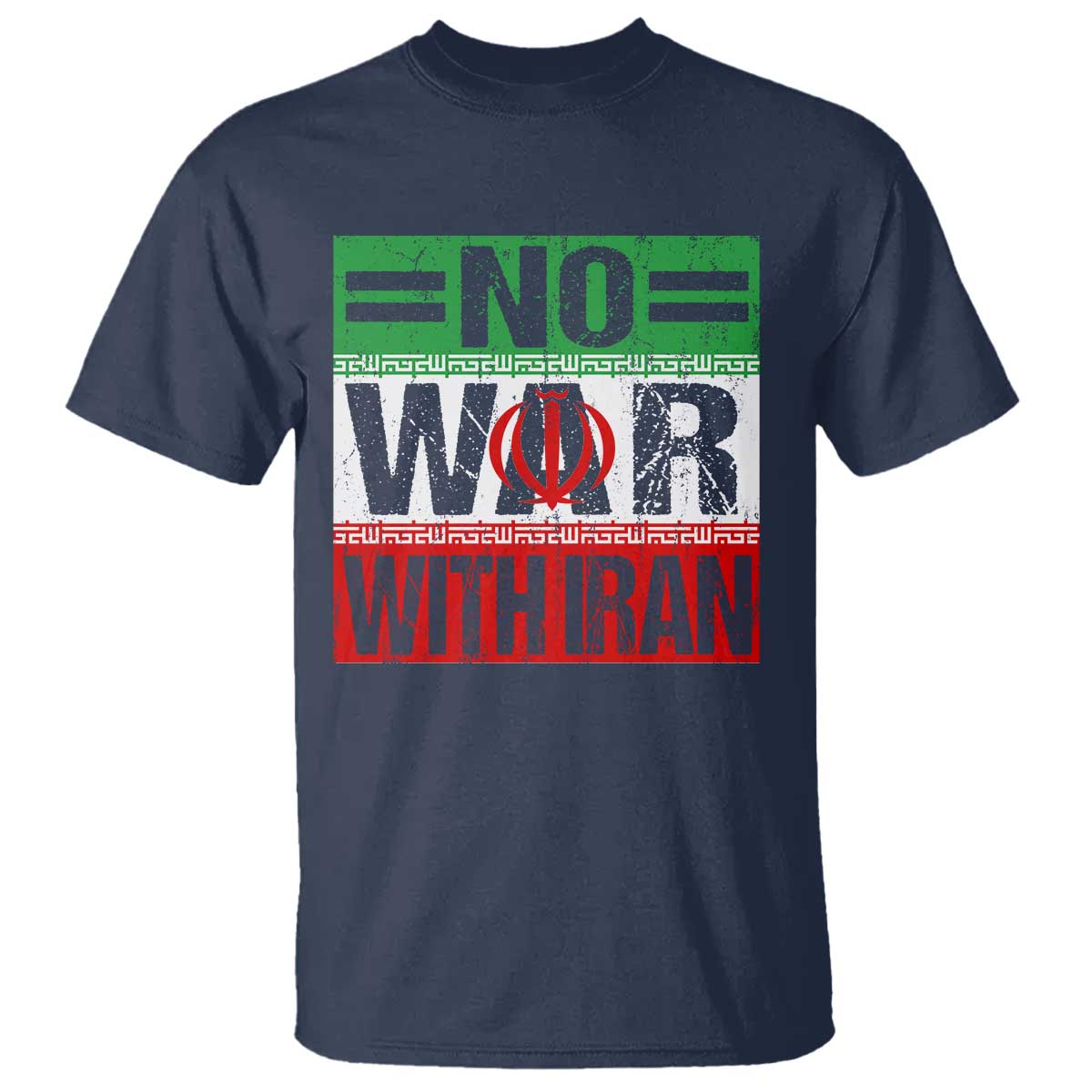 No War With Iran T Shirt Freedom For Iranians Vintage Iran Flag