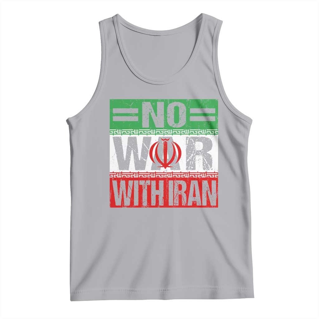 No War With Iran Tank Top Freedom For Iranians Vintage Iran Flag