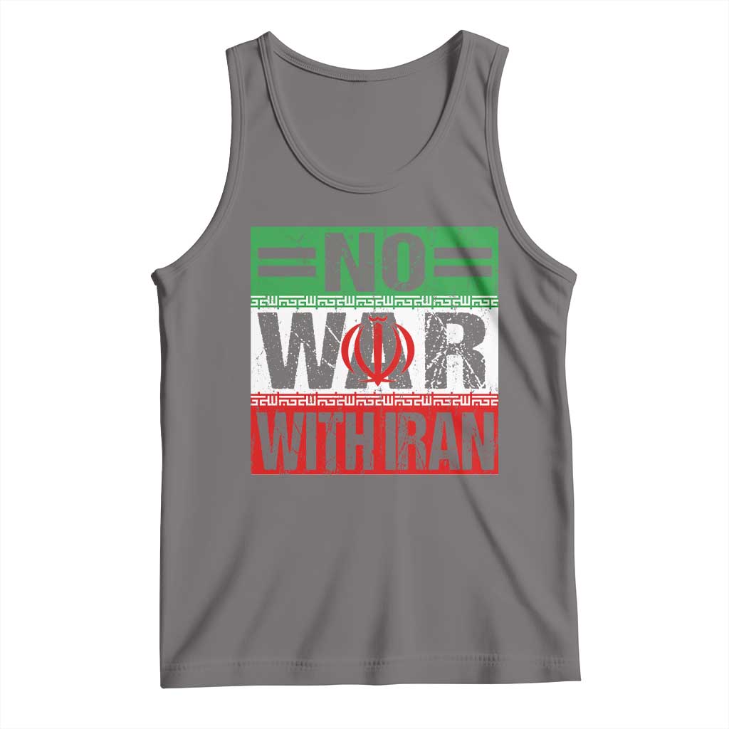 No War With Iran Tank Top Freedom For Iranians Vintage Iran Flag