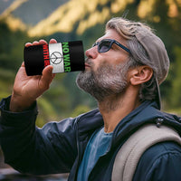 No War With Iran 4 in 1 Can Cooler Tumbler Iranian People Support Barbed Wire Peace Sign