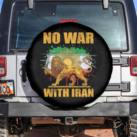 No War With Iran Spare Tire Cover Iran Flag Lion And Sun Persian Pride