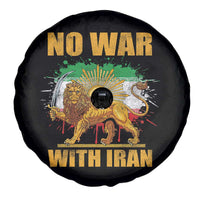 No War With Iran Spare Tire Cover Iran Flag Lion And Sun Persian Pride