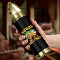 No War With Iran Bullet Tumbler Iran Flag Lion And Sun Persian Pride