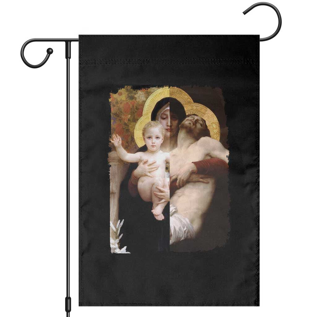 Jesus Christ and Mother Mary William Adolphe Bouguereau Art Garden Flag