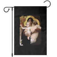 Jesus Christ and Mother Mary William Adolphe Bouguereau Art Garden Flag