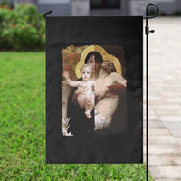 Jesus Christ and Mother Mary William Adolphe Bouguereau Art Garden Flag