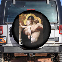 Jesus Christ and Mother Mary William Adolphe Bouguereau Art Spare Tire Cover