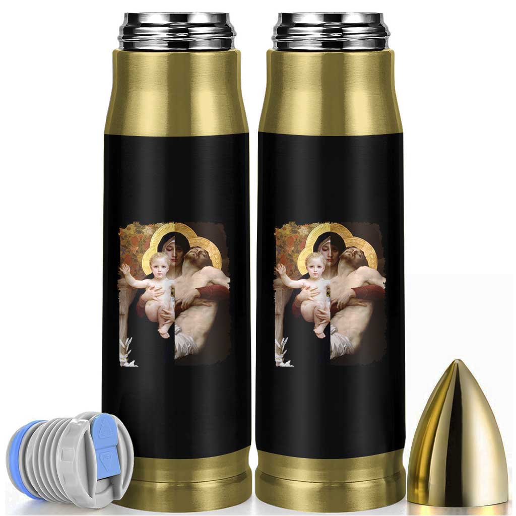 Jesus Christ and Mother Mary William Adolphe Bouguereau Art Bullet Tumbler