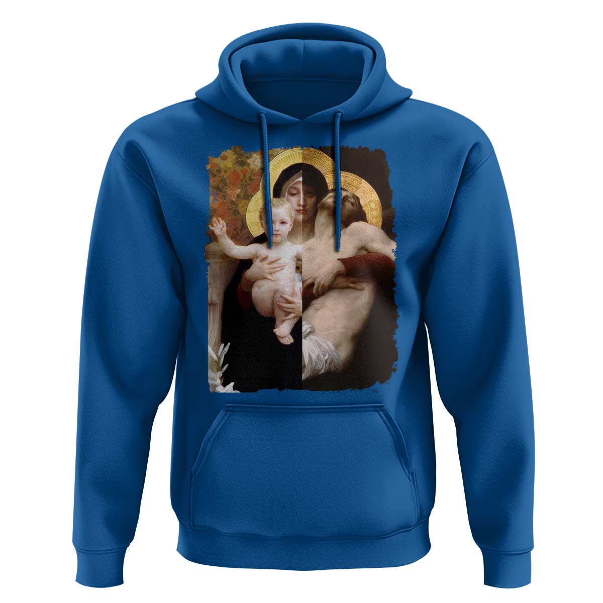 Jesus Christ and Mother Mary William Adolphe Bouguereau Art Hoodie
