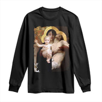 Jesus Christ and Mother Mary William Adolphe Bouguereau Art Long Sleeve Shirt