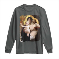 Jesus Christ and Mother Mary William Adolphe Bouguereau Art Long Sleeve Shirt