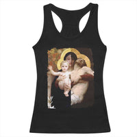 Jesus Christ and Mother Mary William Adolphe Bouguereau Art Racerback Tank Top