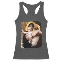 Jesus Christ and Mother Mary William Adolphe Bouguereau Art Racerback Tank Top