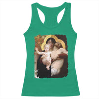 Jesus Christ and Mother Mary William Adolphe Bouguereau Art Racerback Tank Top