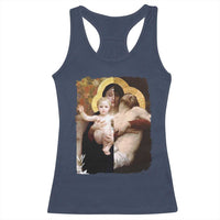 Jesus Christ and Mother Mary William Adolphe Bouguereau Art Racerback Tank Top