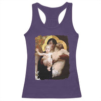 Jesus Christ and Mother Mary William Adolphe Bouguereau Art Racerback Tank Top
