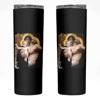 Jesus Christ and Mother Mary William Adolphe Bouguereau Art Skinny Tumbler