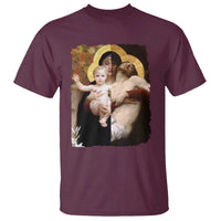 Jesus Christ and Mother Mary William Adolphe Bouguereau Art T Shirt