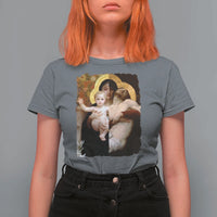Jesus Christ and Mother Mary William Adolphe Bouguereau Art T Shirt For Women