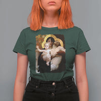 Jesus Christ and Mother Mary William Adolphe Bouguereau Art T Shirt For Women