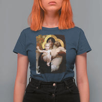 Jesus Christ and Mother Mary William Adolphe Bouguereau Art T Shirt For Women