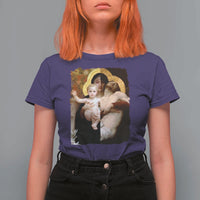 Jesus Christ and Mother Mary William Adolphe Bouguereau Art T Shirt For Women