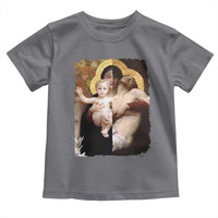 Jesus Christ and Mother Mary William Adolphe Bouguereau Art Toddler T Shirt