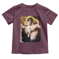 Jesus Christ and Mother Mary William Adolphe Bouguereau Art Toddler T Shirt