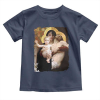Jesus Christ and Mother Mary William Adolphe Bouguereau Art Toddler T Shirt