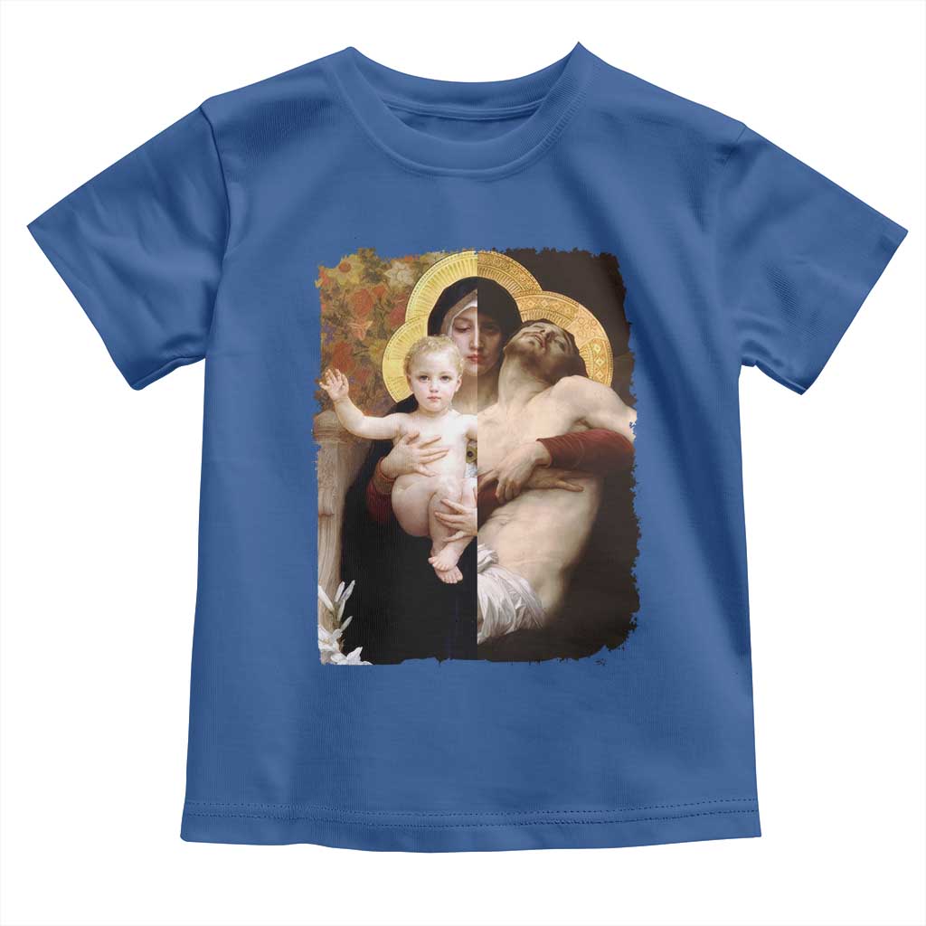 Jesus Christ and Mother Mary William Adolphe Bouguereau Art Toddler T Shirt