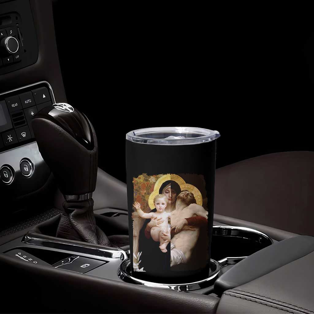 Jesus Christ and Mother Mary William Adolphe Bouguereau Art Tumbler Cup