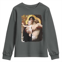 Jesus Christ and Mother Mary William Adolphe Bouguereau Art Youth Sweatshirt