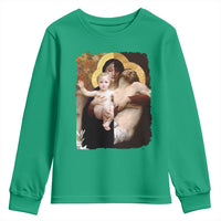 Jesus Christ and Mother Mary William Adolphe Bouguereau Art Youth Sweatshirt