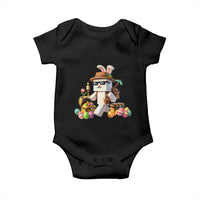 Funny Easter Day Bunny Miner Egg Video Game Baby Onesie
