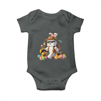 Funny Easter Day Bunny Miner Egg Video Game Baby Onesie