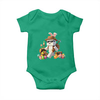 Funny Easter Day Bunny Miner Egg Video Game Baby Onesie