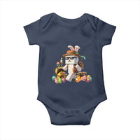 Funny Easter Day Bunny Miner Egg Video Game Baby Onesie