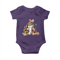 Funny Easter Day Bunny Miner Egg Video Game Baby Onesie