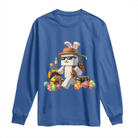 Funny Easter Day Bunny Miner Egg Video Game Long Sleeve Shirt