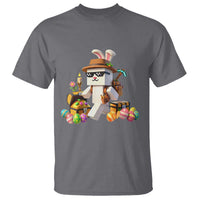 Funny Easter Day Bunny Miner Egg Video Game T Shirt