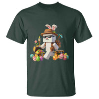 Funny Easter Day Bunny Miner Egg Video Game T Shirt