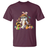 Funny Easter Day Bunny Miner Egg Video Game T Shirt