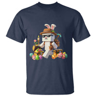 Funny Easter Day Bunny Miner Egg Video Game T Shirt