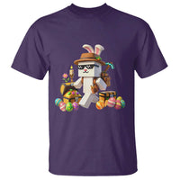 Funny Easter Day Bunny Miner Egg Video Game T Shirt