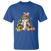 Funny Easter Day Bunny Miner Egg Video Game T Shirt